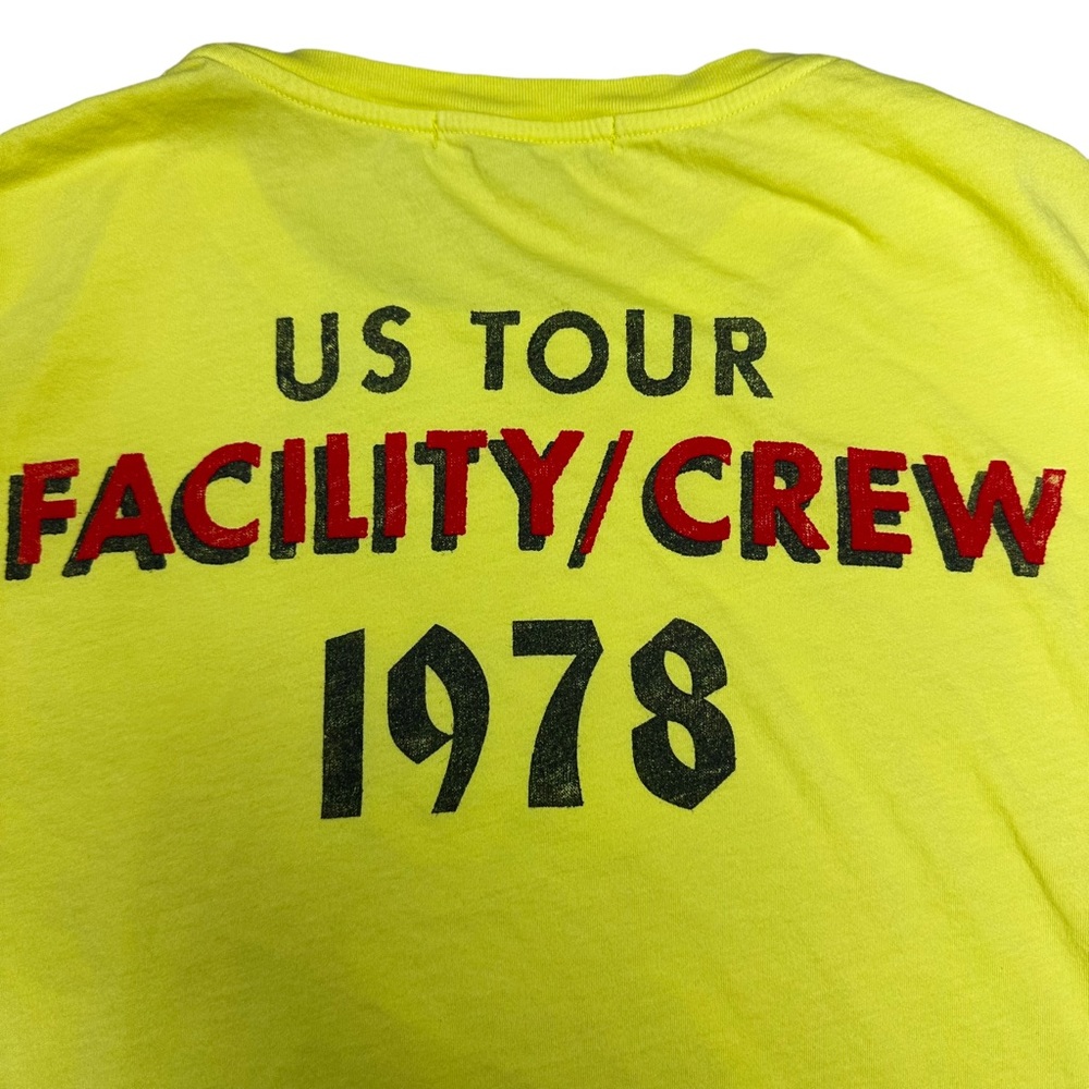 Daydreamer Rolling Stones 1978 Concert Tour Faculty & Crew Citron Yellow Sz XS - Picture 6 of 9